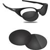 Fiskr Lenti polarizzate di ricambio compatibili con occhiali da sole Oakley Eye Jacket Redux OO9438, resistenti agli urti e vestibilità perfetta, nero classico
