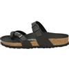 Birkenstock Pantofole unisex per adulti, Nero , 43 EU