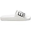 EA7 Ciabatta XCP001 XCC22 00001 Shoes Beachwear Col Bianco Nero Bianco Nero/38