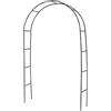 RSTYS Arco in metallo per piante rampicanti da giardino per matrimoni, traliccio ad arco da giardino per piante rampicanti, per matrimoni all'aperto, traliccio in metallo, arco da giardino
