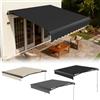 Peviasot Tenda da sole elettrica 300 x 200 cm, con braccio snodato con telecomando per balcone e terrazza, protezione solare resistente alle intemperie con inclinazione di 0-45°, con materiale di
