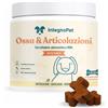 IntegroPet Ossa e Articolazioni per Cani, Integratore con Glucosamina, MSM, Collagene e Curcuma - 40 Bocconcini