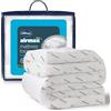 Silentnight Airflow 1000 - Topper per materasso king size, extra spesso, con imbottitura spessa 10 cm, lati in rete per aumentare il flusso d'aria e cinghie elastiche, king size, 200 x 150 cm