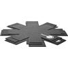 GreenPan Pan Protectors Set di Protezioni per padelle, Felt, Nero