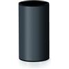 Gedy Elettra Porta Spazzolini Bagno in Acciaio inox finitura Gun metal, Portaspazzolini da bagno