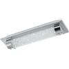 Eglo LED lampada da soffitto Tolorico, lampada da parete 1 fiamma | per bagno, lampada bagno in acciaio inox, vetro e cristallo cromato, chiaro, LED per ambienti umidi luce neutra, IP44