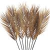 SNAIL GARDEN SNAILGARDEN 8Pcs Autunno Foglie di Palma Artificiali, 67CM Faux Autunno di Palme Tropicali con Stem Greenery Verdi Foglie di Palme per Casa Vaso alto Tavolo Esterno Interno Centrotavola Camino Decor