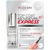 PODERM Professional PODERM Top Coat Smalto Rinforzante Unghie - Asciugatura Express 30 Sec | Swiss Lab - 8 ML | Rinforza & Rigenera le Unghie Fragili e Deboli | Cheratina, Biotina & Silicio | Creato da una Podologa