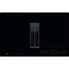AEG NCH84C23CB - Piano Cottura Induzione 4 Fuochi con Cappa Integrata Filtrante 80 cm Vetroceramica Nero