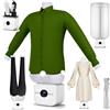 VFMVOYNZ Macchina da stiro automatica, macchina da stiro gonfiabile touch, macchina da stiro umanoide senza mani, tempo e temperatura regolabili, serbatoio per aromaterapia integrato(D)
