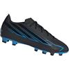 Adidas Scarpe Bambino F50 Hyperfast Club Fg/mg Blu/nero, Taglia: 31, blu/nero