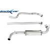 Inoxcar DELTA 2.0 TURBO HF EVOLUZIONE 1992-- Tubo centrale diretto + Posteriore