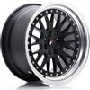 Jr Wheels Un cerchio JR Wheels JR10 16x8 ET20 4x100/108 Nero opaco con bordo