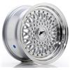 Jr Wheels Un cerchio JR JR9 15x8 ET20 4x100/108 Argento con bordo lavorato e