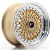 Jr Wheels Un cerchio JR JR9 15x7 ET20 PERSONALIZZATO Gold con bordo lavorato