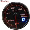 DEPO RACING Manometro Strumento 60mm DEPO DX Pressione OLIO 0-10 bar PICCO/ALLARME