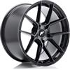 Jr Wheels Un cerchio JR Wheels JR30 19x9,5 ET20-40 5H CUSTOM Nero lavorato w/ Faccia