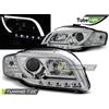 Tuning-Tec Tubo luminoso cromato per fari anteriori compatibile con Audi A4 B7 11.04-03.08