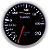 DEPO RACING Manometro Strumento 60mm DEPO Pressione Turbo + Temperatura Olio / Acqua (2x1)
