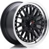 Jr Wheels Un cerchio JR Wheels JR10 15x7 ET30 4x100/108 Nero opaco con bordo