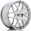 Jr Wheels Un Cerchio in Lega JR JR18 18x8,5 ET20-45 CUSTOM Argento Superficie Lavorata