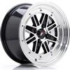 Jr Wheels Un cerchio JR Wheels JR31 15x7.5 ET20 4x100 Nero Lucido Superficie