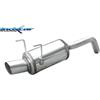 InoxCar Fiat 500 1.4 16V (100CV) 2007-- Posteriore con uscita singola diam. 90
