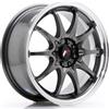Jr Wheels Un cerchio JR Wheels JR5 16x7 ET30 4x100/108 Gun Metal con bordo