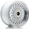 Jr Wheels Un cerchio JR JR9 16x8 ET25 4x100/108 Bianco con bordo lavorato