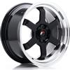 Jr Wheels Un cerchio JR Wheels JR12 16x8 ET15 4x100/114 Nero lucido