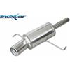 INOXCAR alfa 147 2.0 TS 150cv 2001- scarico Posteriore con uscita singola diam. 102
