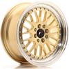 Jr Wheels Un cerchio JR Wheels JR10 16x7 ET30 4x100/108 Oro con bordo lavorato