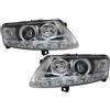 KITT Lightning Fari allo xeno LED DRL per Audi A6 C6 4F 04.04-08 Chrome senza AFS
