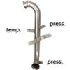 Ragazzon DOWNPIPE tubo di scarico libero e filtro Mini R56 2007>>2014(1866)