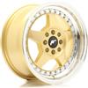 Jr Wheels Un cerchio JR Wheels JR6 15x7 ET25 4x100/108 Gold w/ Labbro lavorato