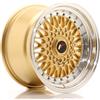 Jr Wheels Un cerchio JR JR9 16x9 ET20 4x100/108 Oro con bordo lavorato