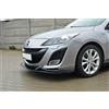 MAXTON DESIGN SPLITTER flap sotto paraurti ANTERIORE RACING MAZDA 3 MK2 SPORT (PREFAZIONE)
