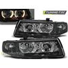 Tuning-Tec Fari anteriori Angel Eyes neri per SEAT LEON / TOLEDO 04.99-08.04 -LPSE06