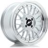 Jr Wheels Un cerchio JR Wheels JR23 16x8 ET20 4x100 Argento iper w/ Labbro lavorato