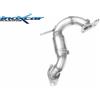 INOXCAR DOWNPIPE tubo di scarico libero con cat. sportivo 1 CAT CLIO 4 RS TROPHY 220