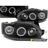 Tuning Tec Coppia Fari Fanali Anteriori Tuning ESCORT MK7 02.95-00 ANGEL EYES Nero