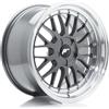 Jr Wheels Un cerchio JR JR23 18x9,5 ET20-48 5H CUSTOM Hyper Gray con bordo lavorato