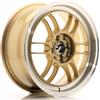 Jr Wheels Un cerchio JR Wheels JR7 16x7 ET38 4x100/114 Oro con bordo lavorato