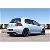 MAXTON DESIGN Spoiler flap SOTTO PARAURTI POSTERIORE TUNING PER GOLF V 5 DOPPIO SCARICO DX+SX