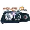 Diederichs Coppia Fari Fanali Anteriori Tuning A4 94-99 nero con anelli ANGEL EYES di