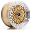 Jr Wheels Un cerchio JR JR9 16x7,5 ET25 4x100/108 Oro con bordo lavorato