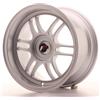 JAPAN RACING Un Cerchio in Lega Personalizzato Japan JR7 15x8 ET35 4H Argento Opaco