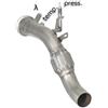 Ragazzon DOWNPIPE tubo di scarico libero e filtro BMW Serie5 F10-F11 2010>>2017(1510)