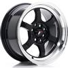 Jr Wheels Un cerchio JR JR12 15x7,5 ET26 4x100/114 Nero lucido