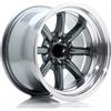 Jr Wheels Un cerchio JR Wheels JR19 15x9 ET-13 4x100/114 Gun Metal con bordo